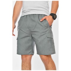Шорти чоловічі однотонні сірого кольору 200202L