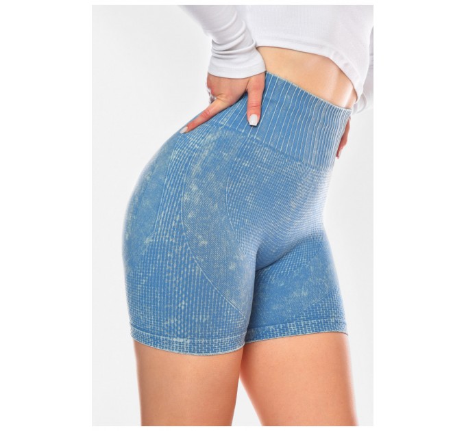 Шорти жіночі push up блакитного кольору 200354L