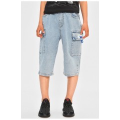 Бриджі дитячі для хлопчика блакитного кольору 200705L