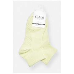 Носки женские демисезонные спортивные светло-зеленого цвета 200801L