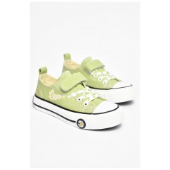 Кеди дитячі м'ятного кольору текстиль 200992L