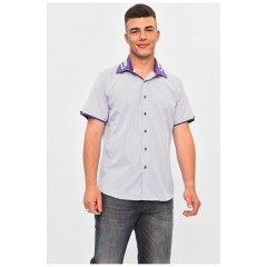Сорочка чоловіча фіолетового кольору 201357L