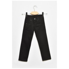 Брюки детские для мальчика черного цвета 201632L