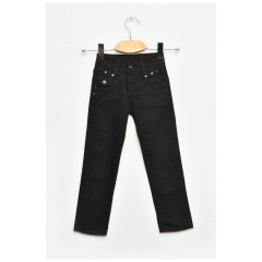 Брюки детские для мальчика черного цвета 201633L