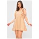Сарафан жіночий однотонний бежевого кольору 202096L