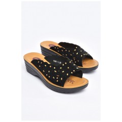 Шльопанці жіночі чорного кольору 202144L