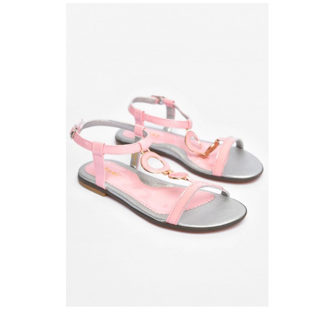 Босоножки для девочки розового цвета 202177L