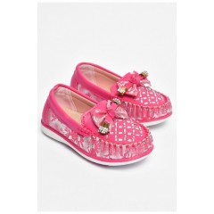 Мокасини дитячі для дівчинки рожевого кольору 202327L