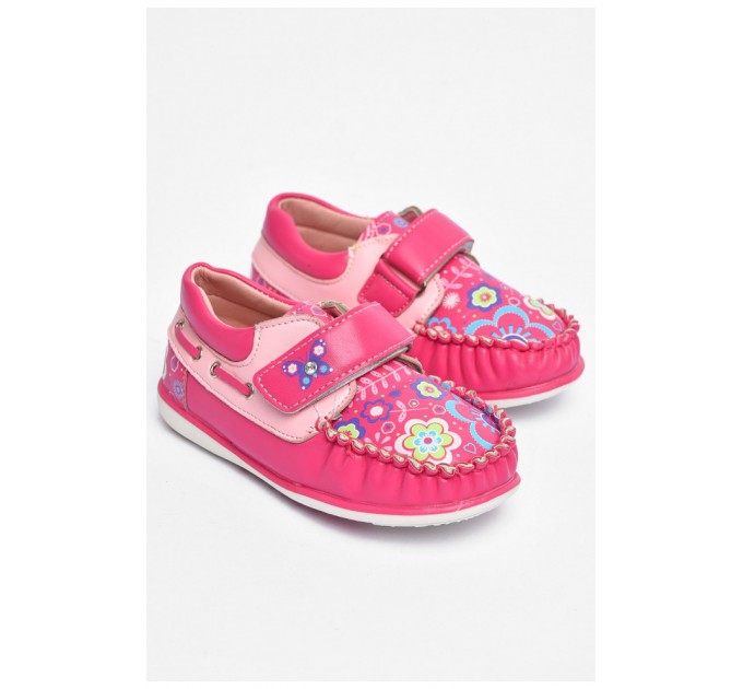 Мокасины для девочки розового цвета 202328L