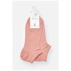 Шкарпетки жіночі спортивні демісезонні пудрового кольору 202430L