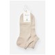 Шкарпетки жіночі спортивні демісезонні бежевого кольору 202431L
