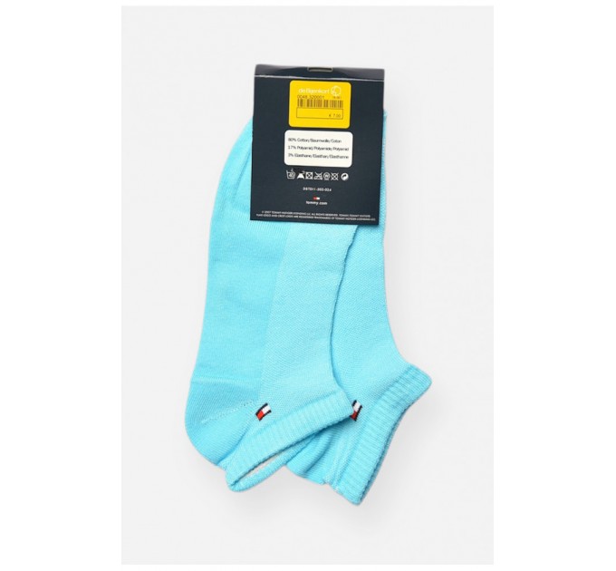 Шкарпетки жіночі спортивні демісезонні світло-блакитного кольору 202657L
