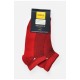 Шкарпетки жіночі спортивні демісезонні червоного кольору 202665L