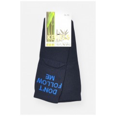 Шкарпетки жіночі демісезонні темно-синього кольору 202764L Шкарпетки жіночі демісезонні темно-синього кольору 202764L