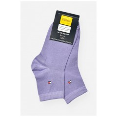 Шкарпетки жіночі демісезонні бузкового кольору 202781L