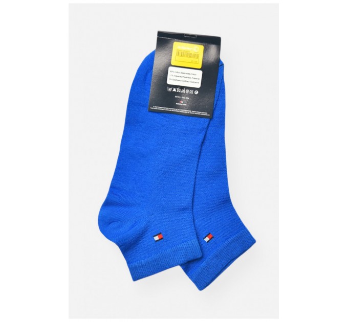Носки мужские спортивные демисезонные синего цвета 202790L