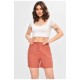 Шорти жіночі однотонні темно-рожевого кольору 203004L