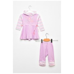 Костюм дитячий для дівчинки бузкового кольору 203145L