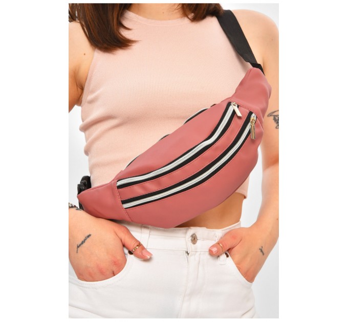 Бананка жіноча темно-рожевого кольору 203237L