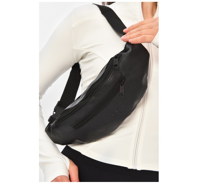 Бананка жіноча чорного кольору 203289L