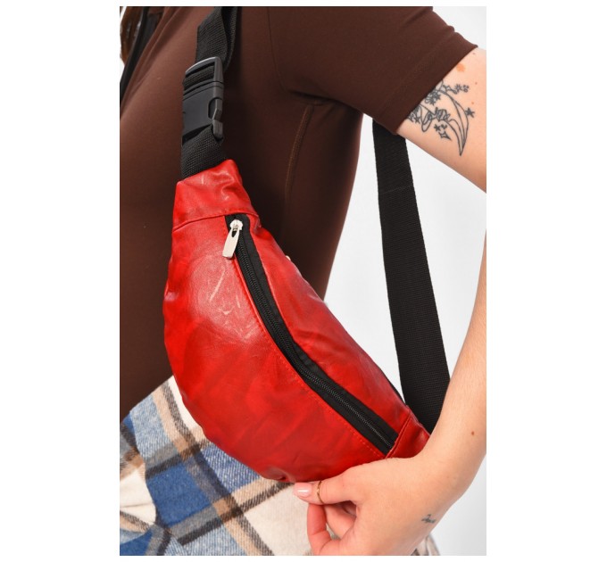 Бананка жіноча червоного кольору 203302L