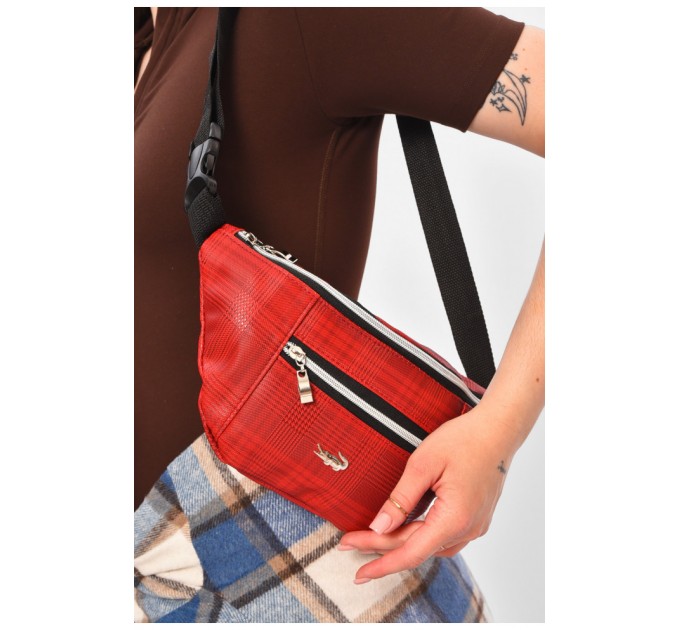 Бананка жіноча червоного кольору 203313L