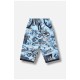 Бриджі для хлопчика блакитного кольору з принтом 203529L