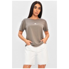 Футболка жіноча сірого кольору 203542L