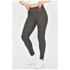 Лосини жіночі трикотажні темно-сірого кольору 203683L