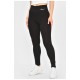 Лосины женские трикотажные черного цвета 203691L