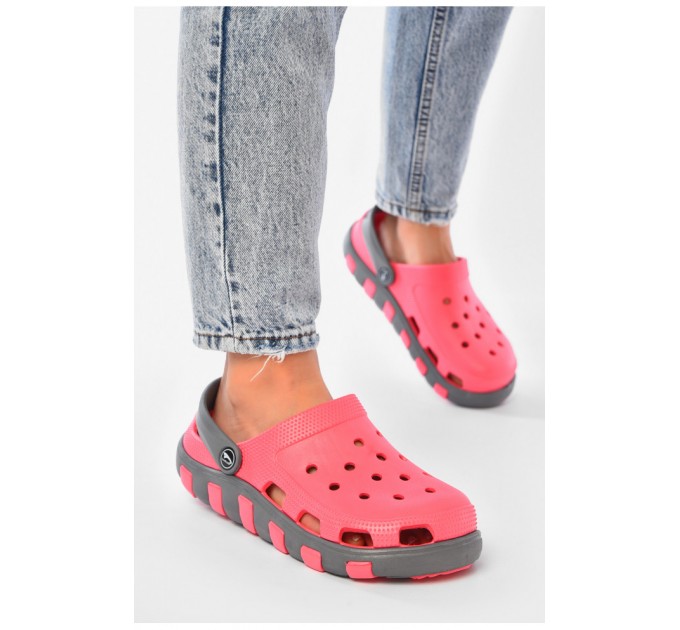Кроксы женские кораллового цвета 203780L