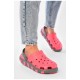 Кроксы женские кораллового цвета 203780L
