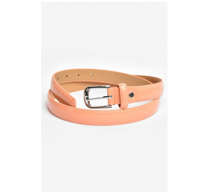 Ремінь жіночий персикового кольору розмір 109*2 см 203999L