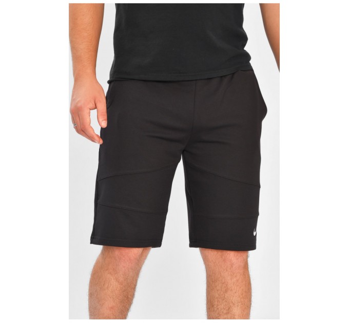 Шорты мужские однотонные черного цвета 204268L