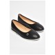 Балетки дитячі для дівчинки чорного кольору 204305L