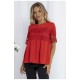 Блуза жіноча червоного кольору 204403L