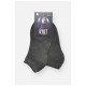 Шкарпетки чоловічі спортивні демісезонні темно-сірого кольору 204745L