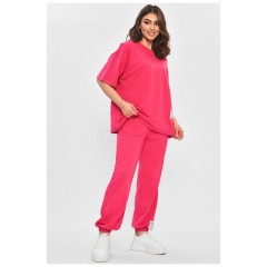 Спортивний костюм жіночий малинового кольору 205129L