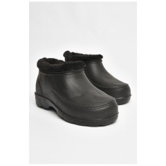 Галоши мужские на меху черного цвета 205290L