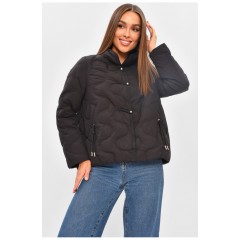 Куртка жіноча демісезонна чорного кольору 205796L