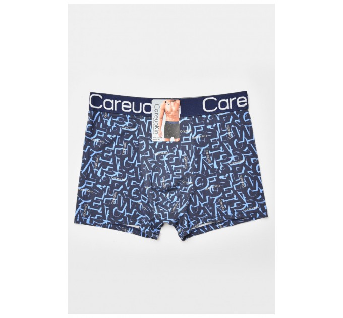 Боксеры мужские темно-синего цвета с принтом 205907L