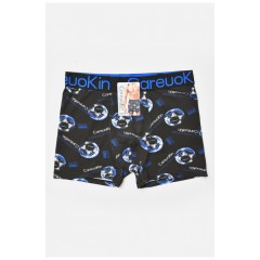 Боксери чоловічі чорного кольору з принтом 205920L