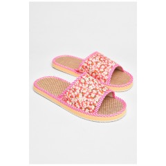Тапочки домашние женские розового цвета 205934L