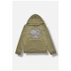 Світшот дитячий для хлопчика на флісі оливкового кольору 205993L