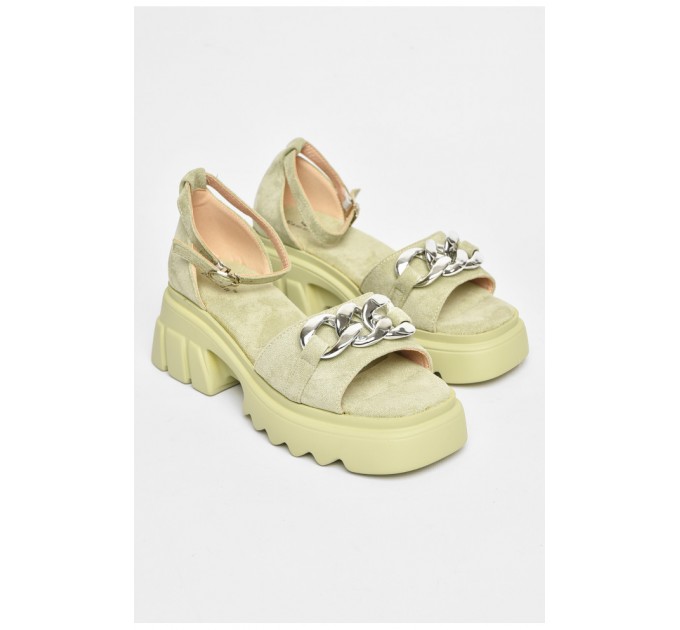 Женские босоножки мятного цвета 206157L