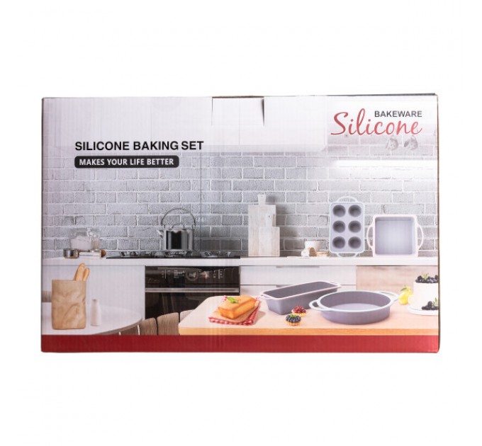 Набор для выпечки 11 предметов силиконовые формы и аксессуары