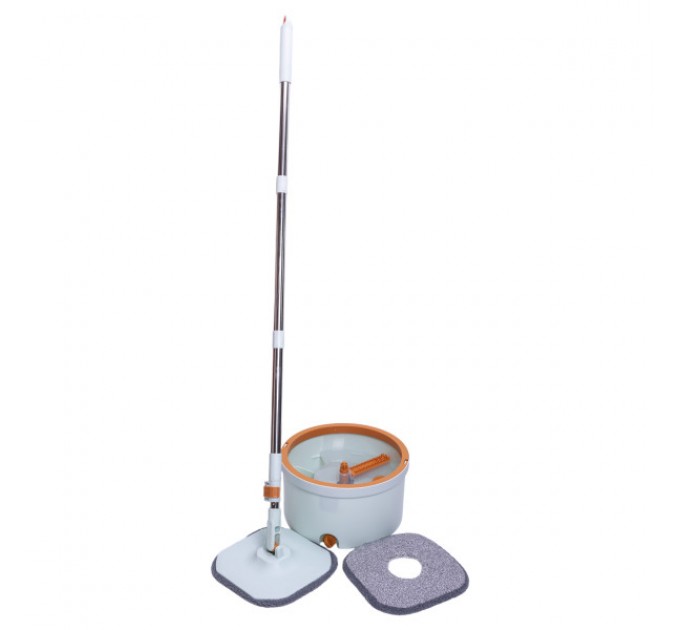 Швабра з відром для віджиму та змінною насадкою 119 см