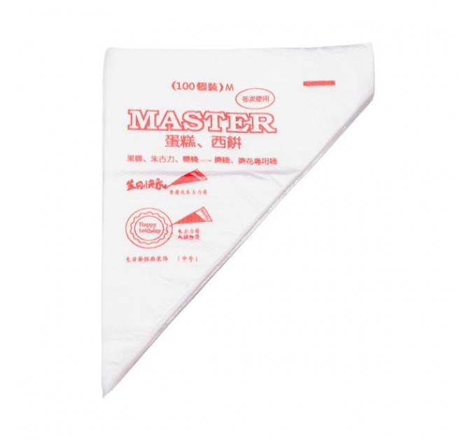 Кондитерські мішки одноразові 29*32*21 см 100 штук Кондитерські мішки одноразові 29*32*21 см 100 штук