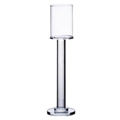 Свічник скляний високий Cylinder 31 см