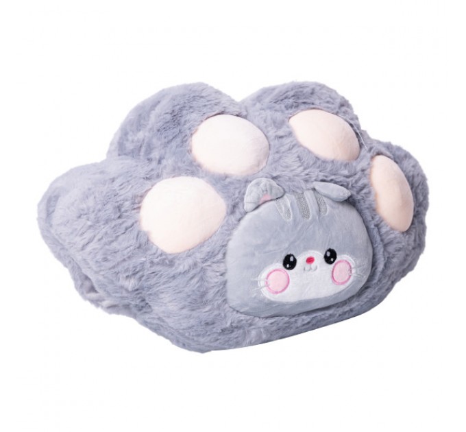 Игрушка-подушка с пледом и муфтой Котик 120*160см